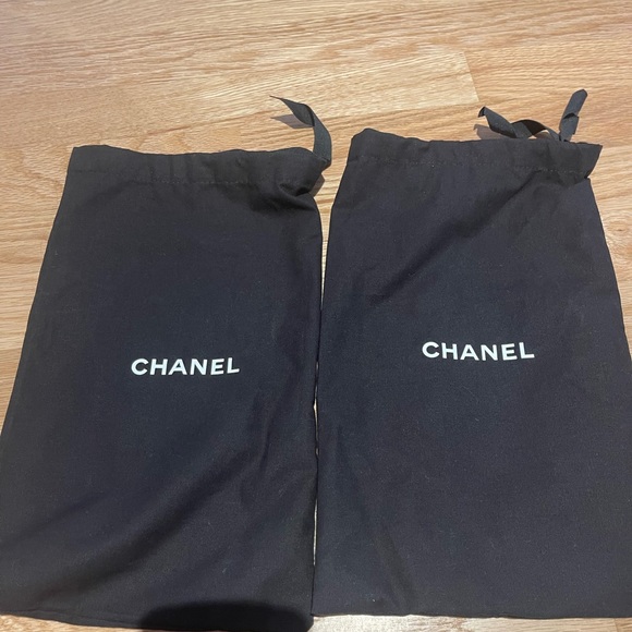 Chanel sandals. Only worn once! Size 35.5. Comes with dust bags, no box. - Picture 5 of 6